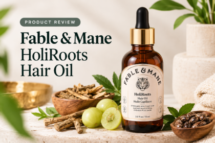 Fable & Mane HoliRoots Pre-Wash Hair Treatment Oil with botanical ingredients