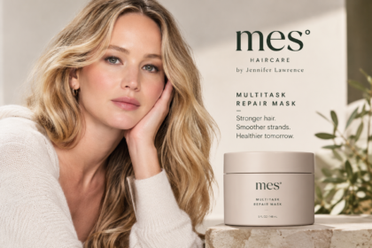 Jennifer Lawrence-inspired beauty portrait with mes° Multitask Repair Mask